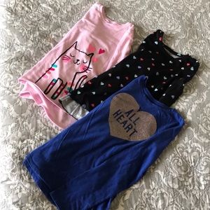 3 gently used long sleeve shirts